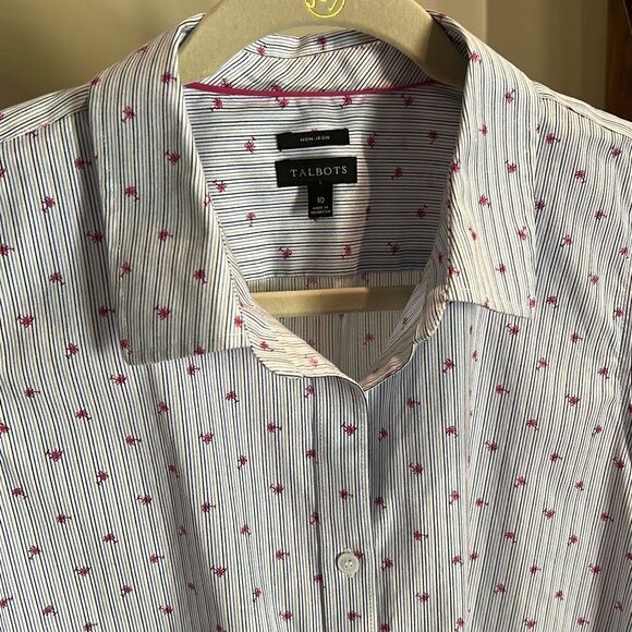 TALBOTS No Iron Sleeveless Blouse - Picture 4 of 6